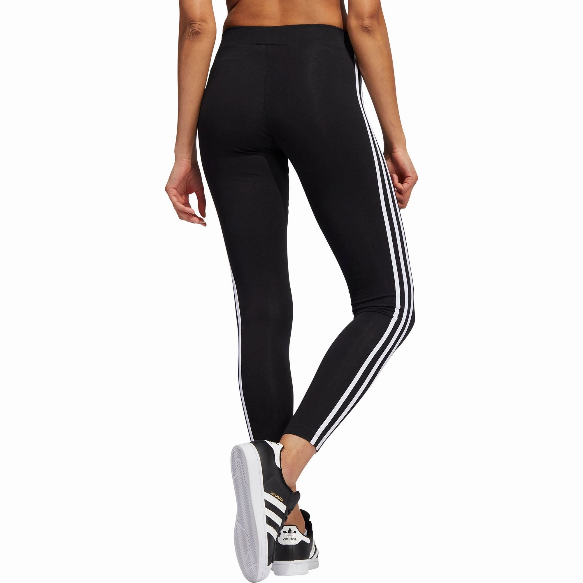 adidas Adicolour Classic 3 Stripes Womens Long Training Tights - Black Quick stretch Functional Design
