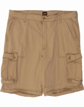 LEE Mens Cargo Shorts W42 2XL Beige Cotton Christmas gift