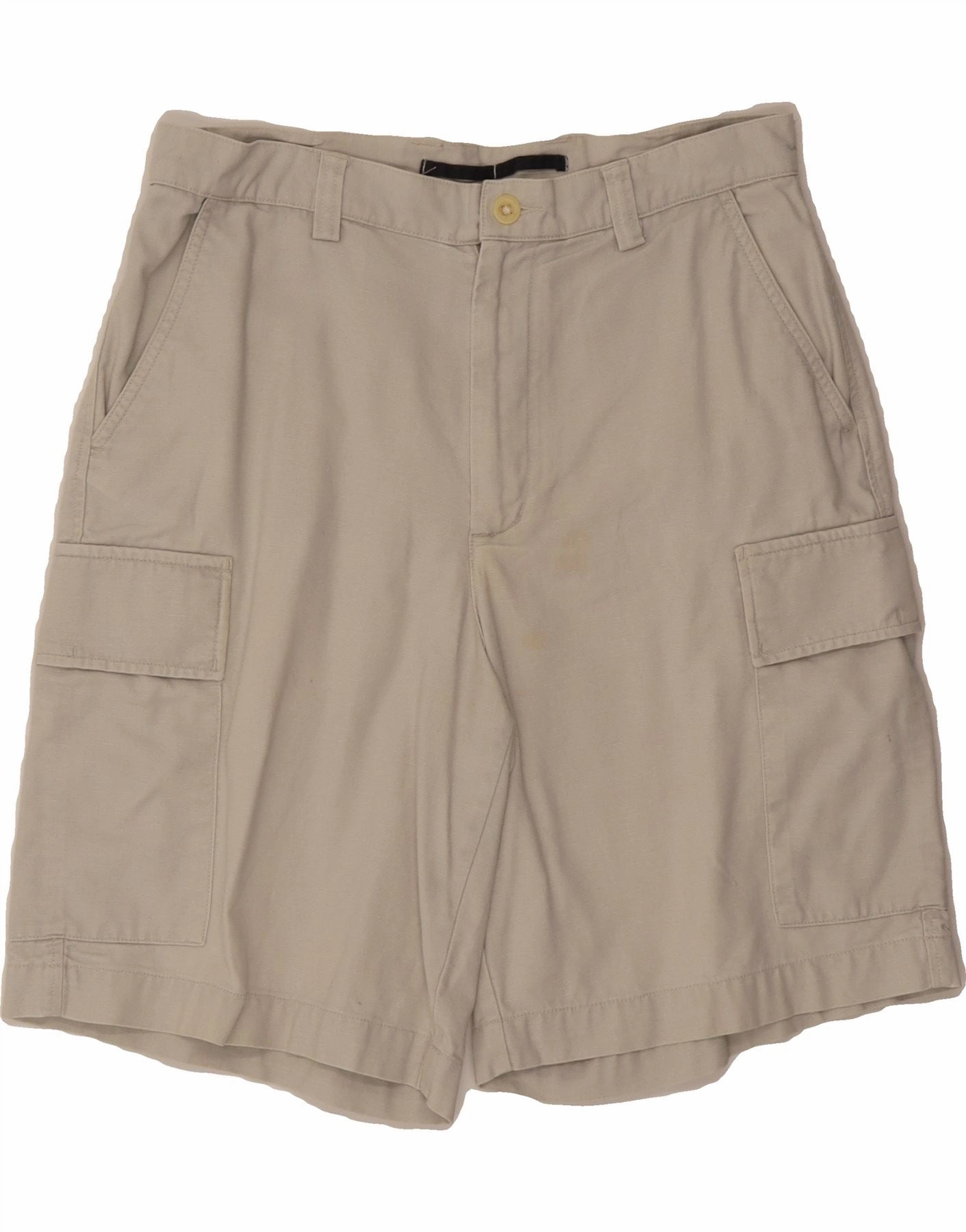 Mother's Day gift NAUTICA Mens Loose Fit Cargo Shorts W32 Medium Grey Cotton