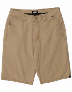 Comfortable clothing Breathable Fit VANS Mens Chino Shorts W28 Small Beige Cotton
