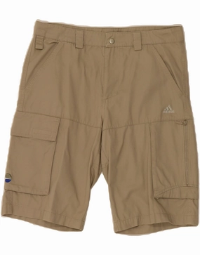 Outdoor Comfort Water Resistant ADIDAS Mens Cargo Shorts  W32  Khaki Cotton