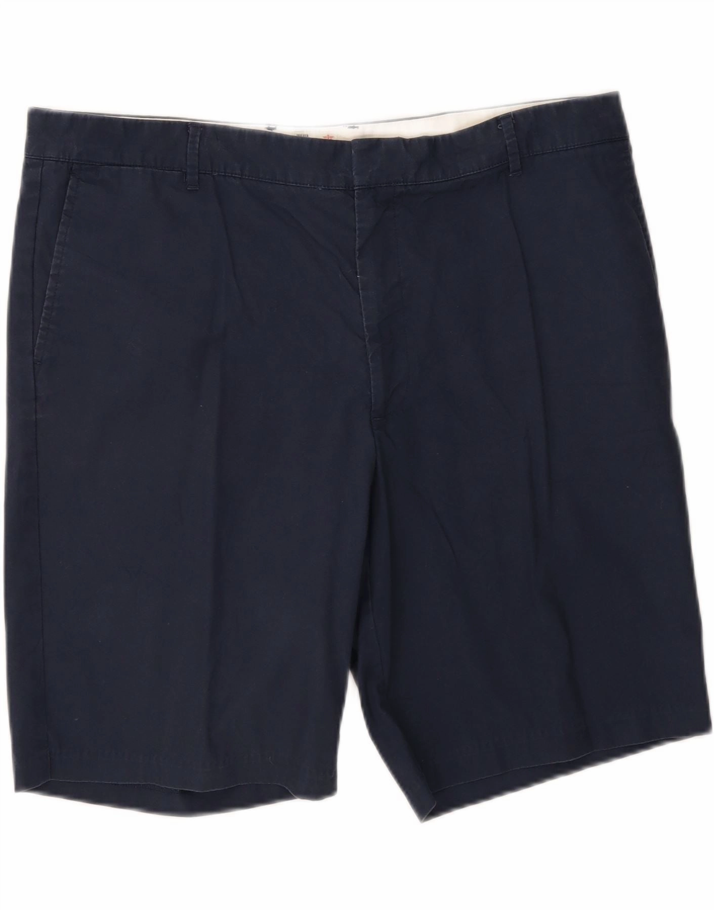Flexible Movement Minimal Fit DOCKERS Mens Chino Shorts W40 XL Navy Blue Cotton