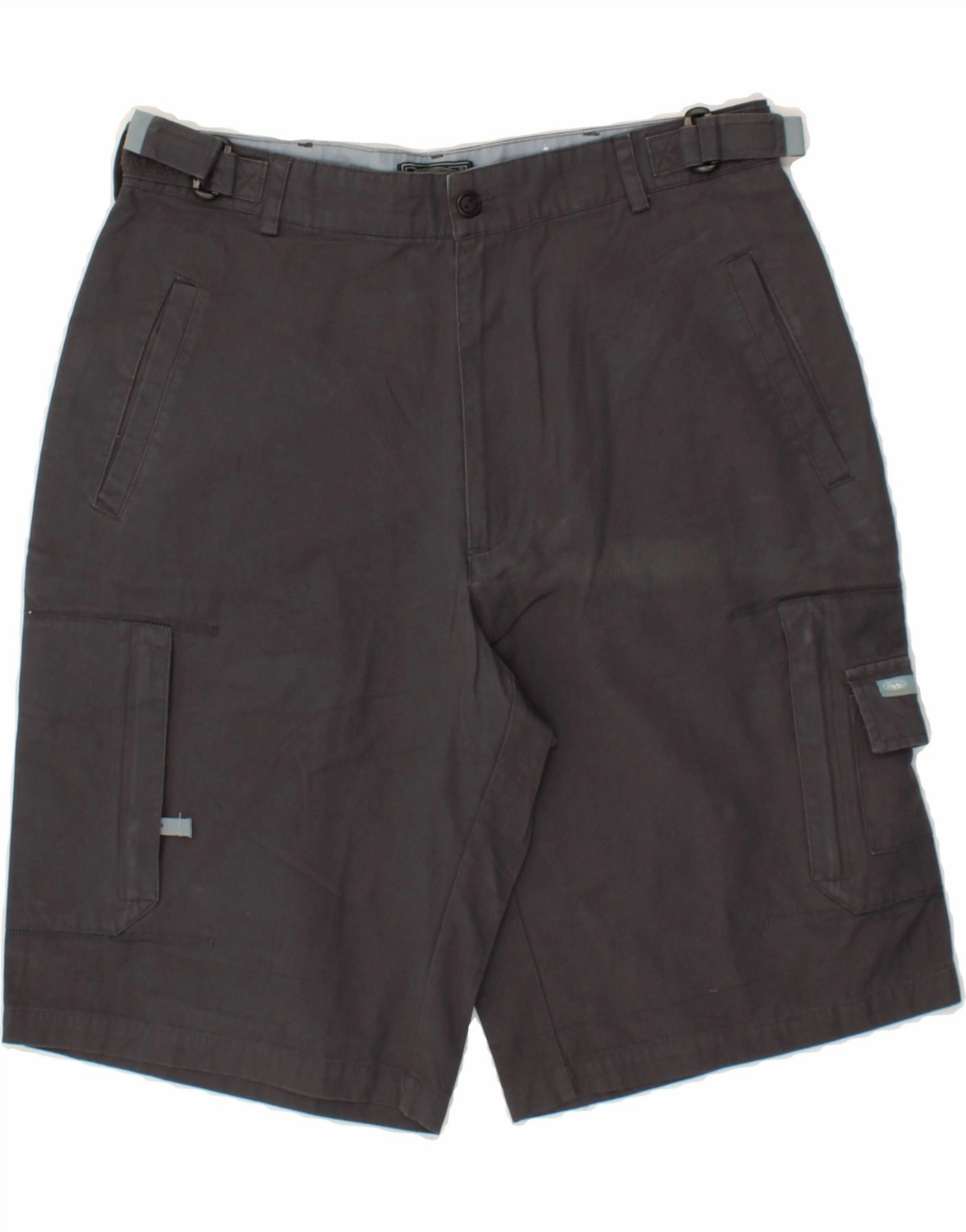 Cozy Style VINTAGE Mens Cargo Shorts W34 Large Grey Cotton