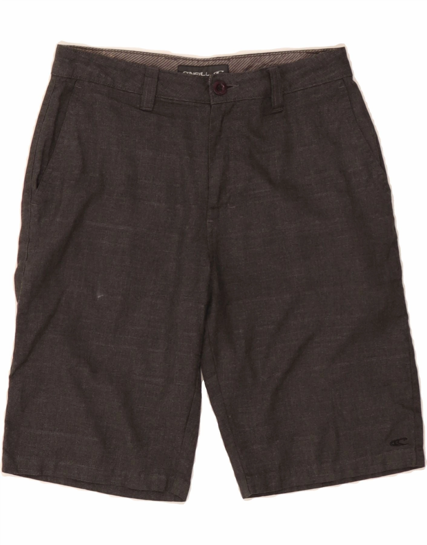 Glide On Mobility Cut O'NEILL Mens Chino Shorts W29 Small Grey Cotton
