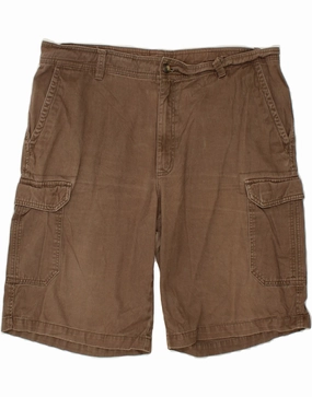 COLUMBIA Mens Cargo Shorts W40 XL  Brown Cotton Gentle On Skin