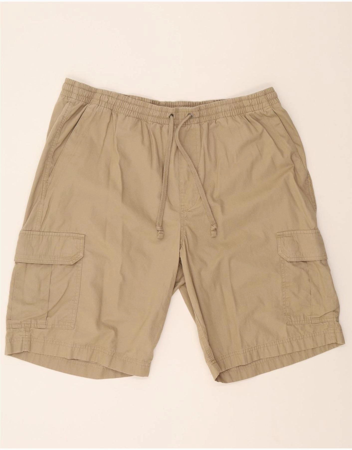 Motion Support CHAPS Mens Cargo Shorts XL W40  Beige Cotton