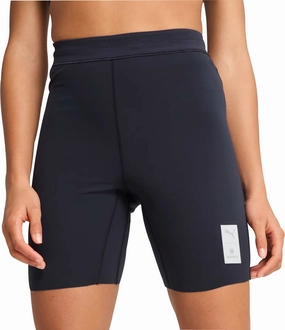 Puma X SAYSKY 7 Inch Womens Short Running Tights - Blue poolside gear