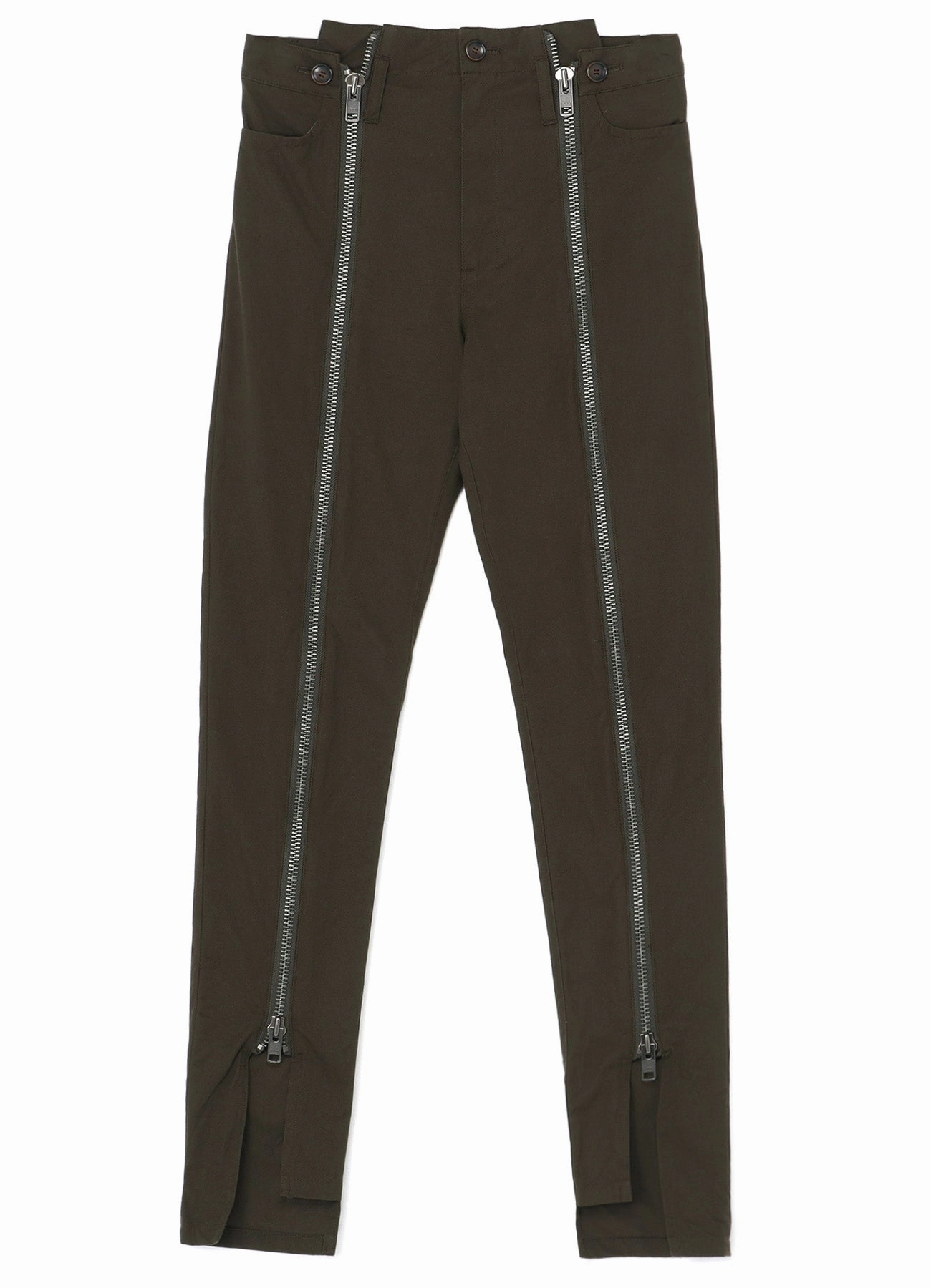 Quick Fit Wear SLIM FIT PANTS WITH LEG ZIPPERS