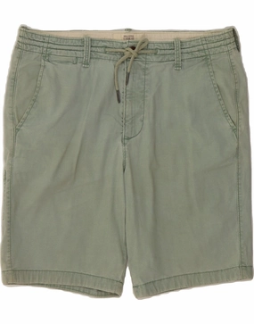 Modern Fit On The Go HOLLISTER Mens Classic Fit Casual Shorts W32 Medium Green Cotton