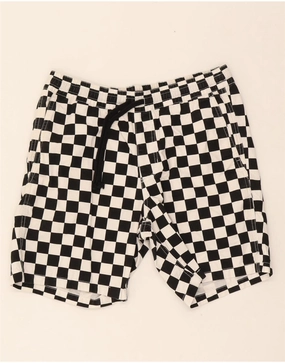 Tactical Storage Solutions Skinny Fit VANS Mens Chino Shorts Small W32  Black Geometric