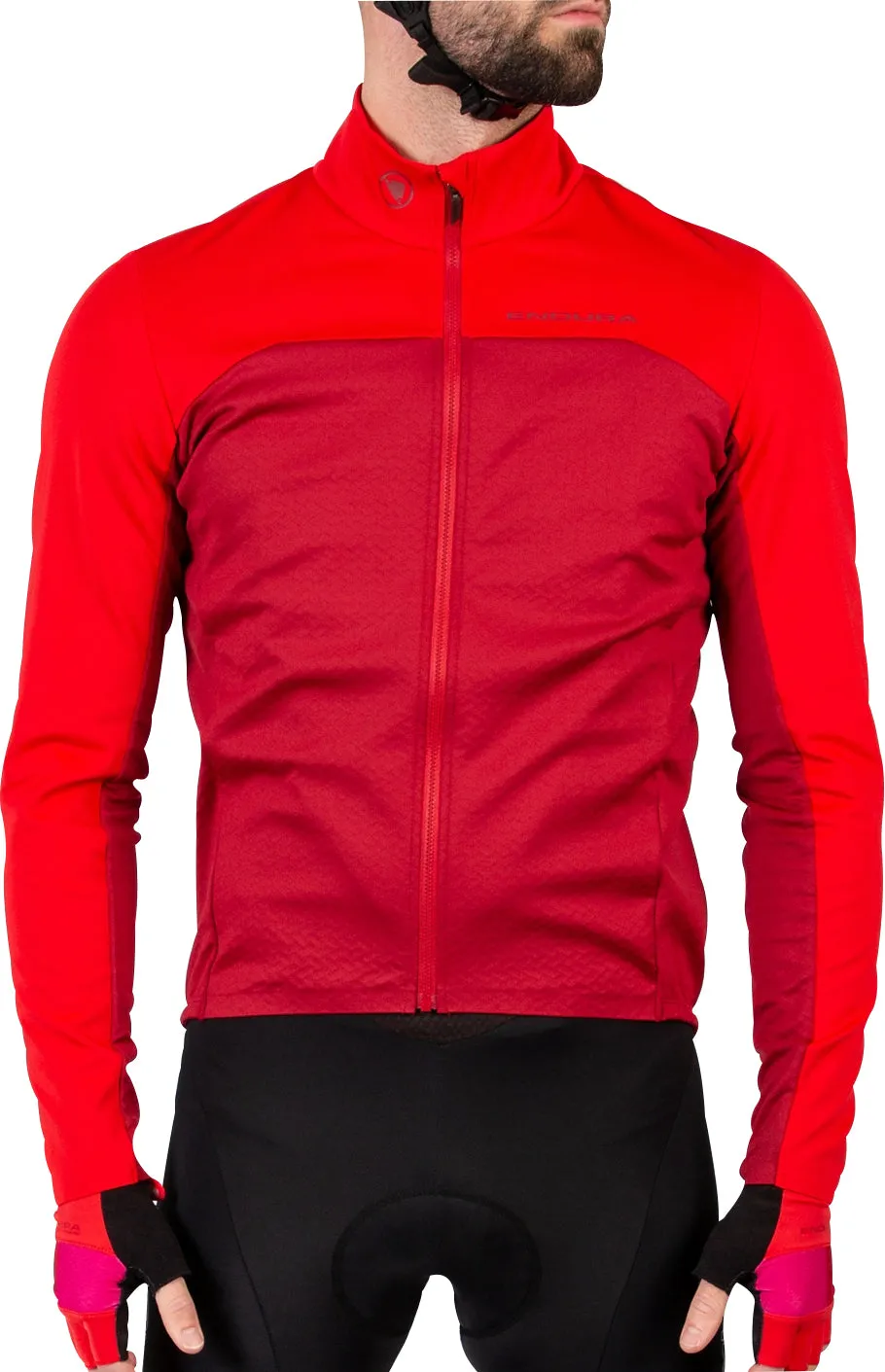 Effortless Wearable Endura FS260 Pro Roubaix Long Sleeve Cycling Jersey - Red