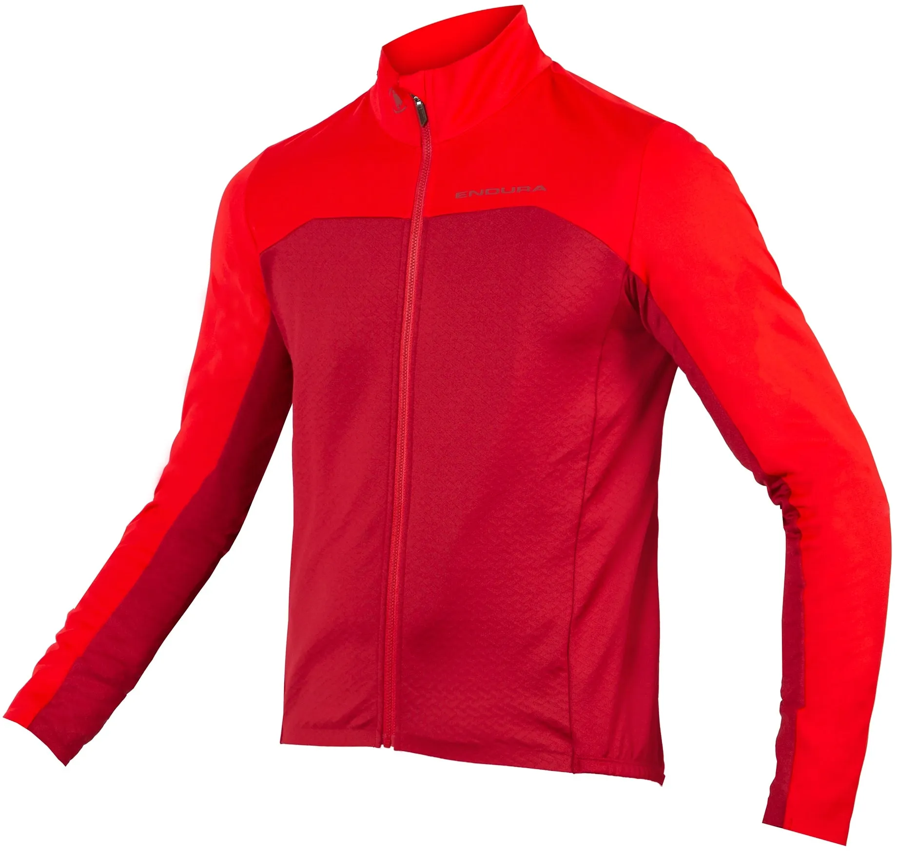 Practical Comfort Relaxing Fit Endura FS260 Pro Roubaix Long Sleeve Cycling Jersey - Red