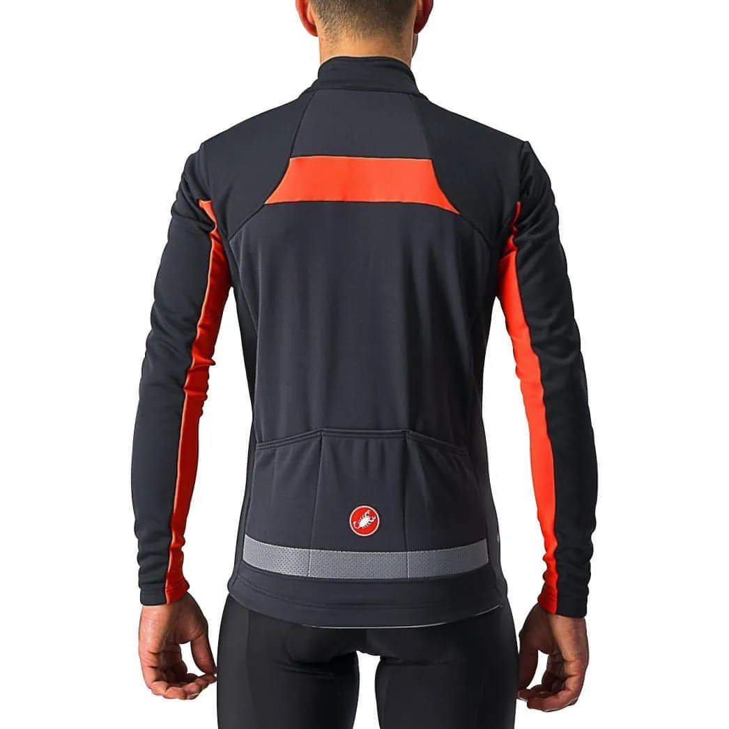Thermal Insulation Layer Castelli Mortirolo VI Mens Cycling Jacket - Black