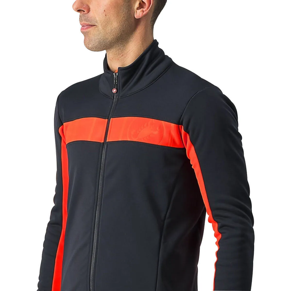 runner Upgrade Castelli Mortirolo VI Mens Cycling Jacket - Black