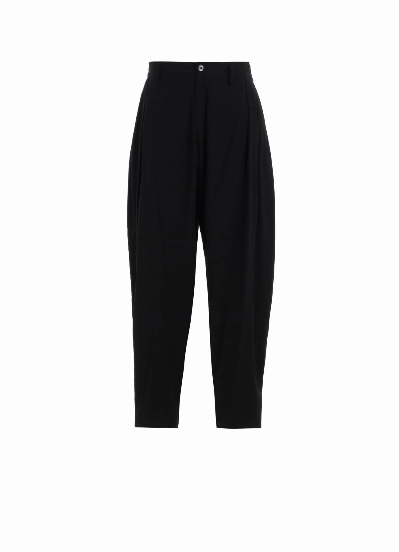 Comfort Waist Roomy Shape RAYON LAWN CROPED TUCK PANTS