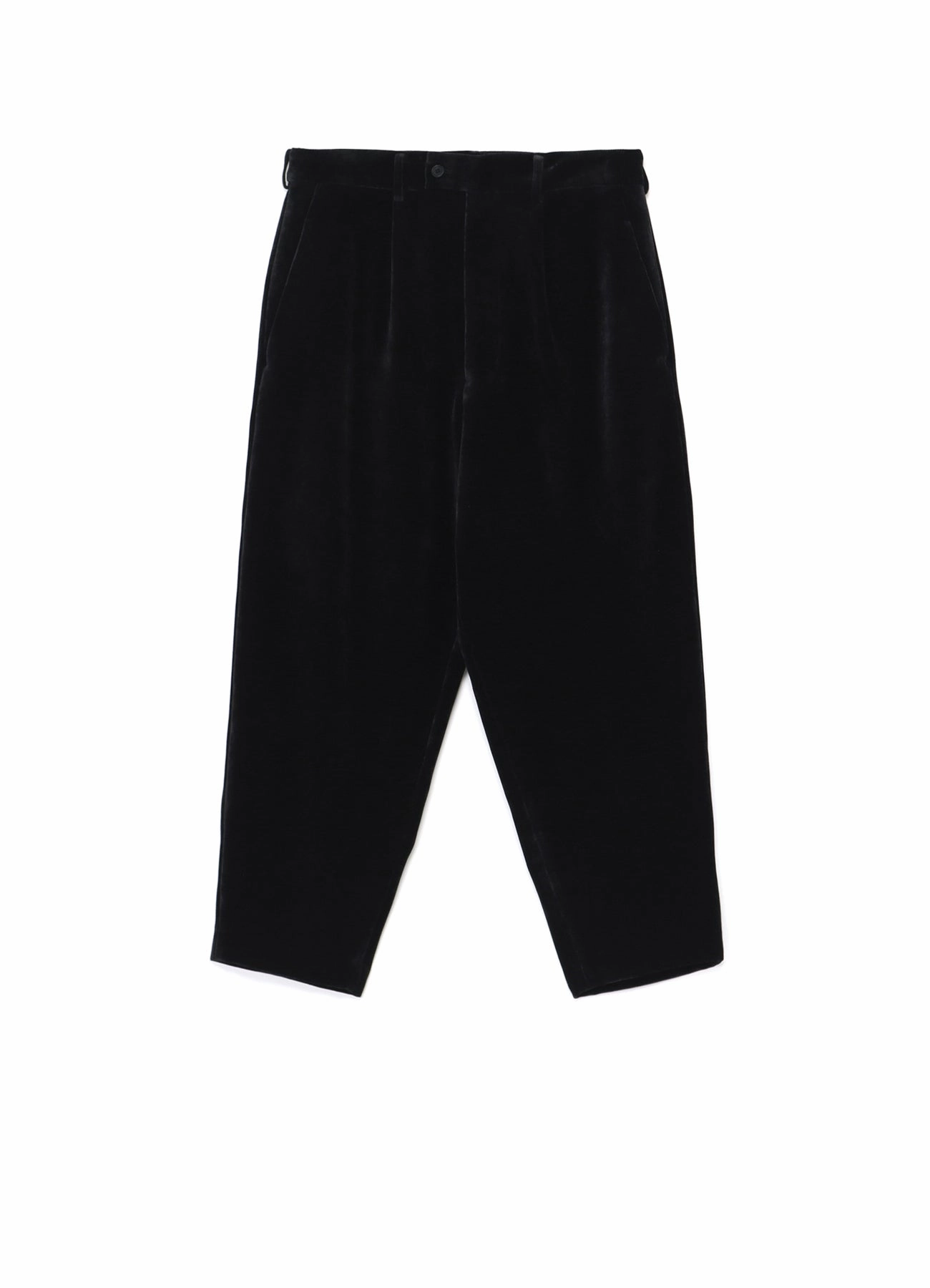 VELVETEEN 1-TUCK TAPERED PANTS Casual Movement Stretchable