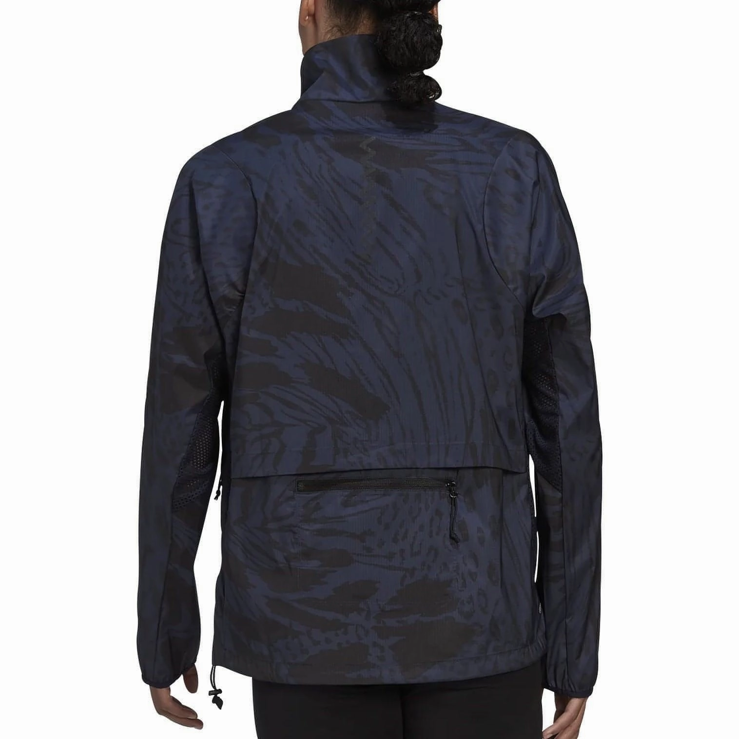 adidas Fast Womens Running Jacket - Navy Give Sort