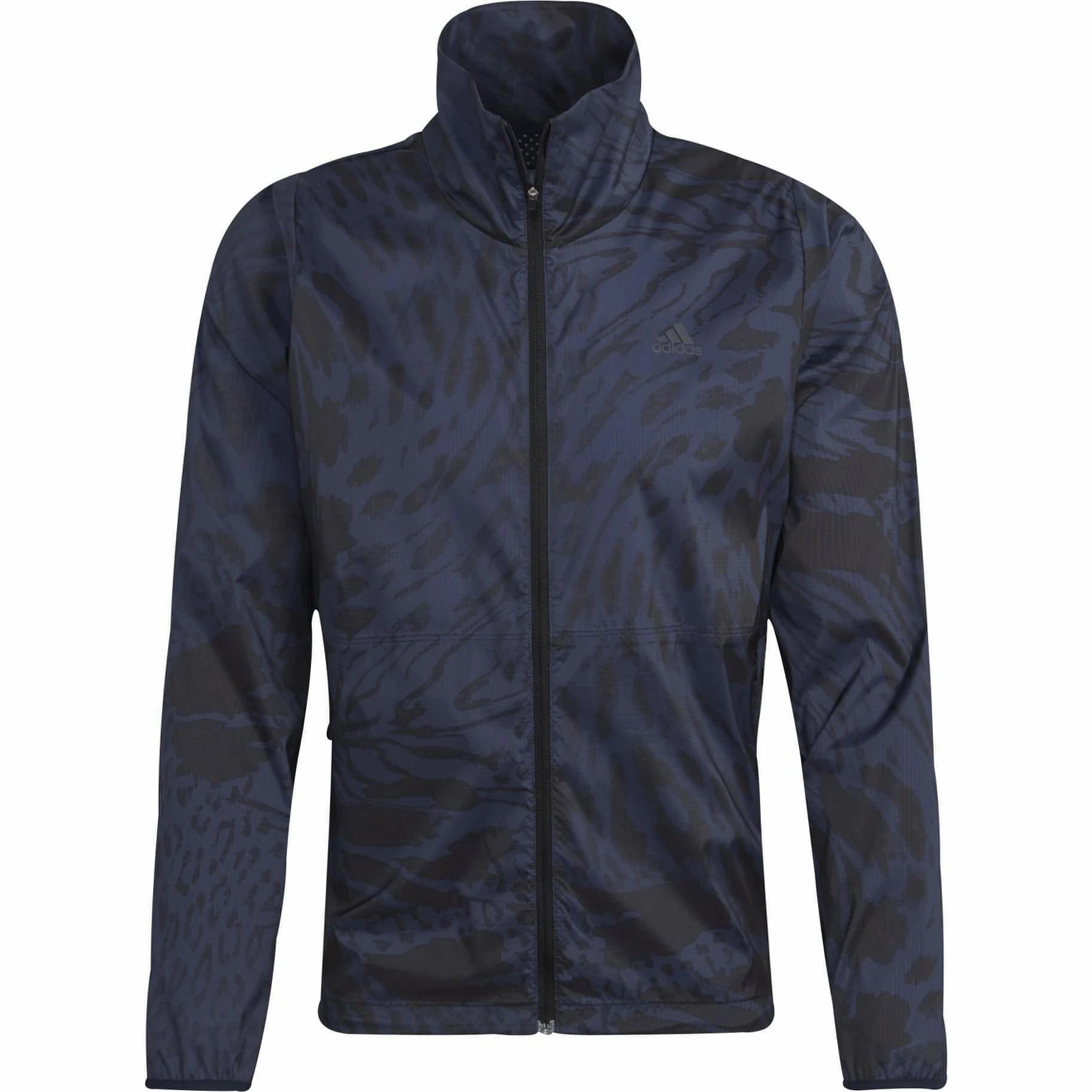adidas Fast Womens Running Jacket - Navy sports event