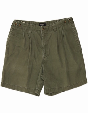 Flexible Mobility Performance Comfort DOCKERS Mens Pegged Chino Shorts W36 Large Khaki Cotton