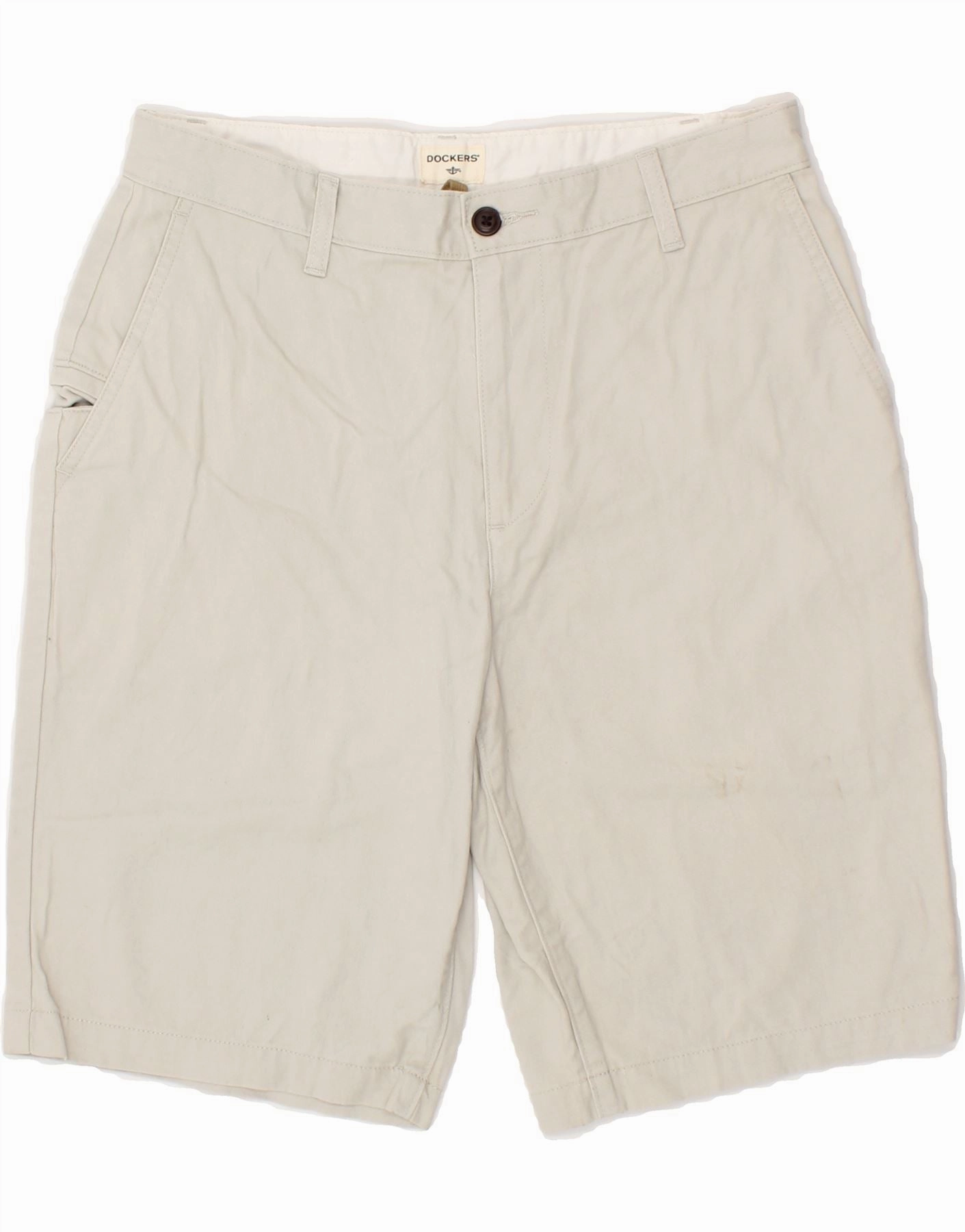 Daywear DOCKERS Mens Chino Shorts W30 Medium Beige Cotton