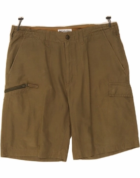 basketball clothing COLUMBIA Mens Cargo Shorts W36 Large Khaki Cotton