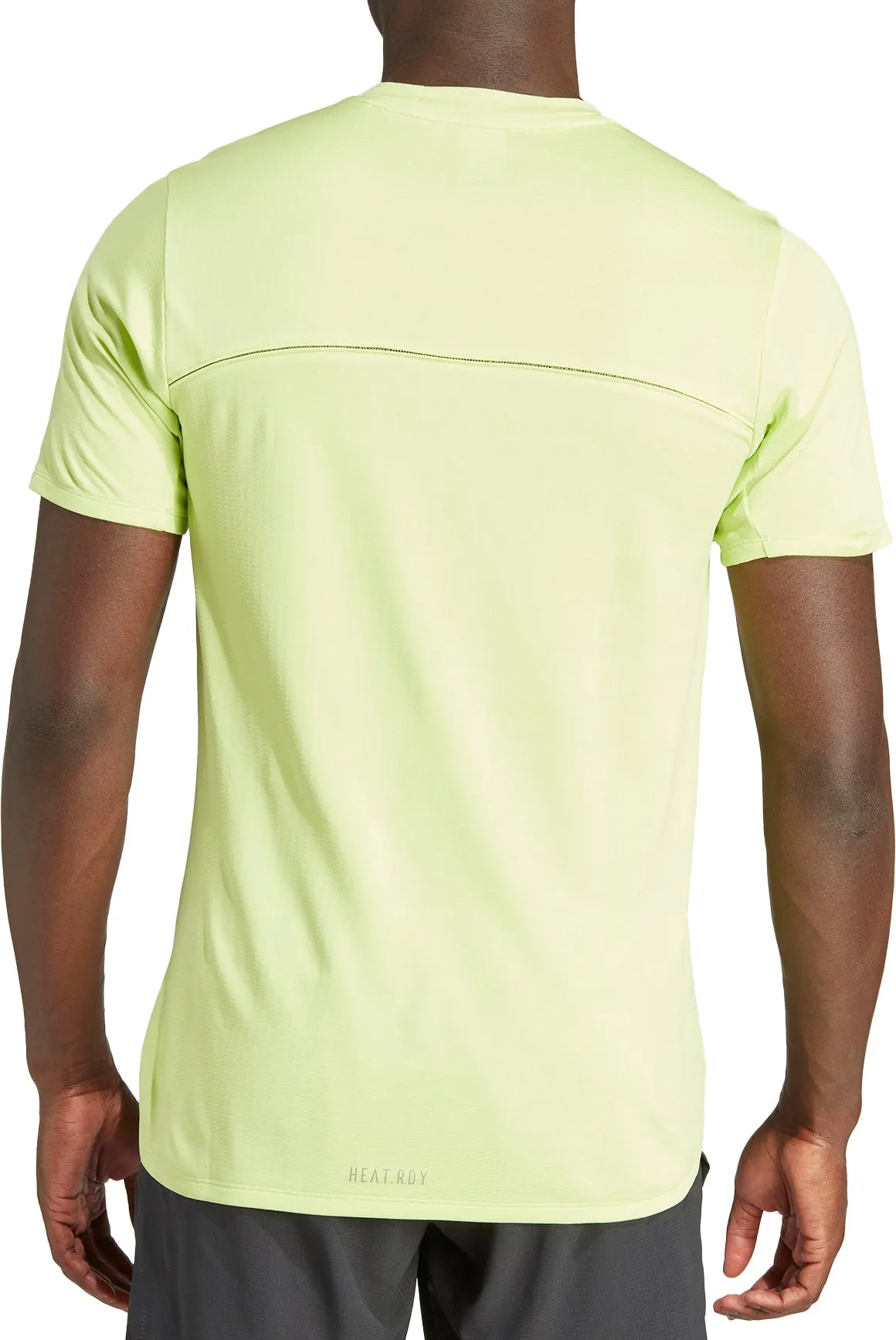Midweight Knit Stretch Fabric Technology adidas Designed 4 Training Short Sleeve Mens Training Top - Green