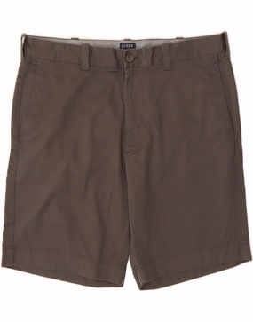 J. CREW Mens Gramercy Chino Shorts W35 Large Brown Cotton new semester