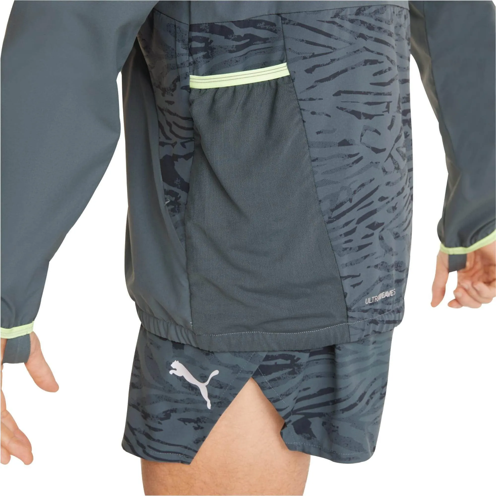 Flexible Design Puma Ultraweave S FSTR Mens Running Jacket - Grey