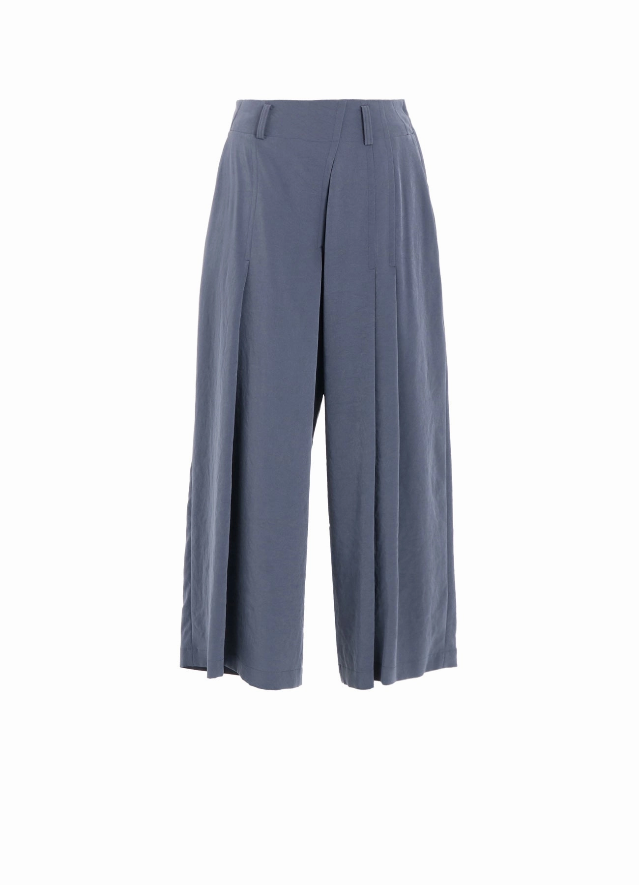 Solid shade Comfy Movement Fit CREPE de CHINE RANDOM TUCK PANTS