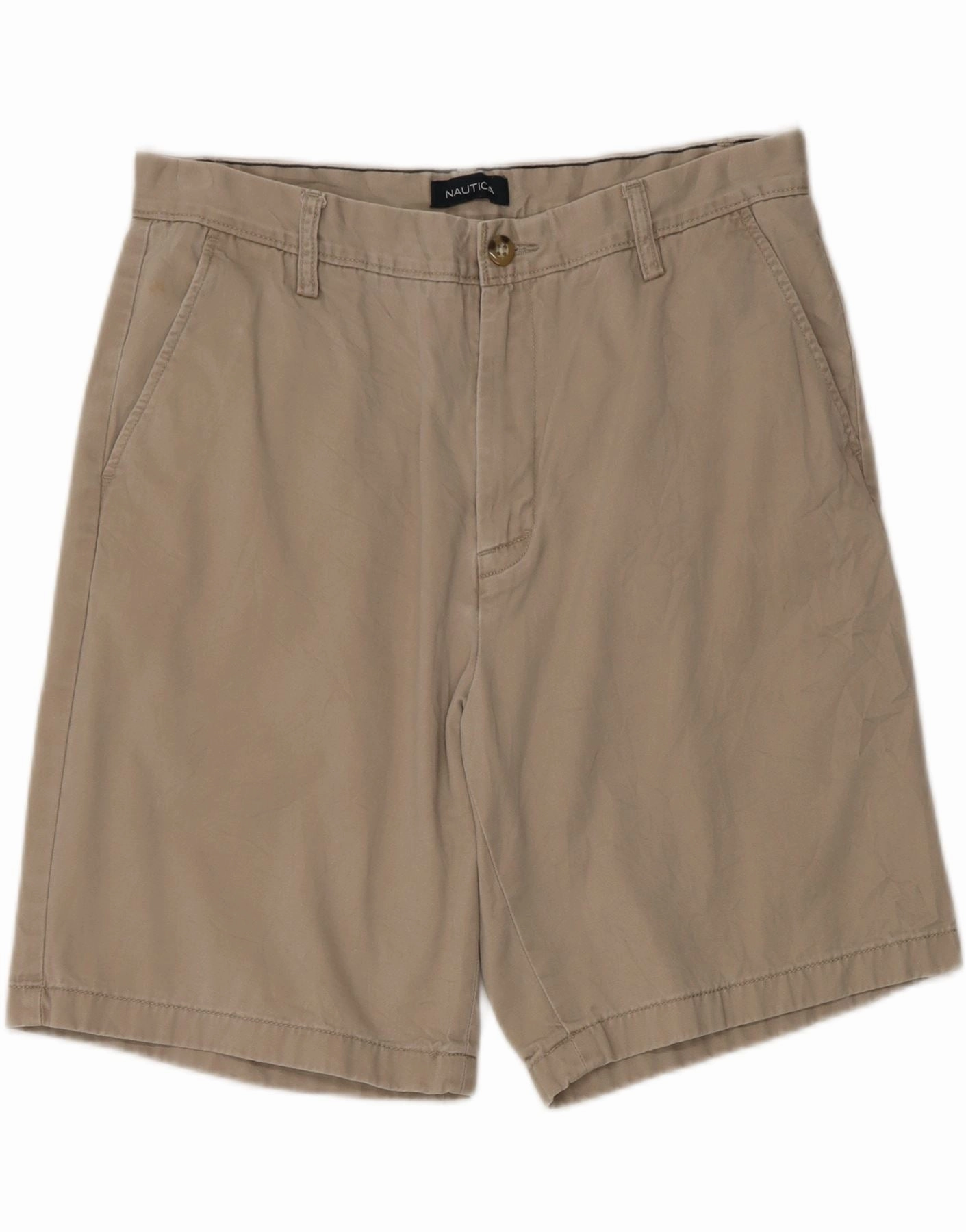 Mens Chino Shorts W34 Large Quick Dry Material t shirt