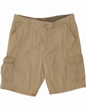 quick dry Cotton Blend WRANGLER Mens Cargo Shorts W40 XL Beige Cotton