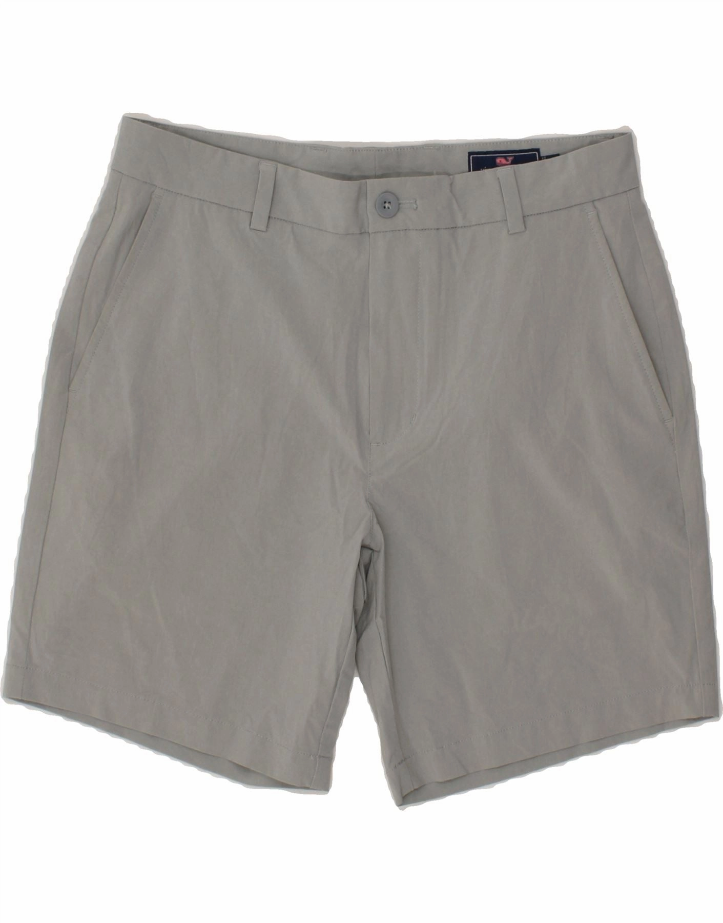 Outdoor Style Office Wear VINEYARD VINES Mens Chino Shorts W32 Medium  Grey Polyester