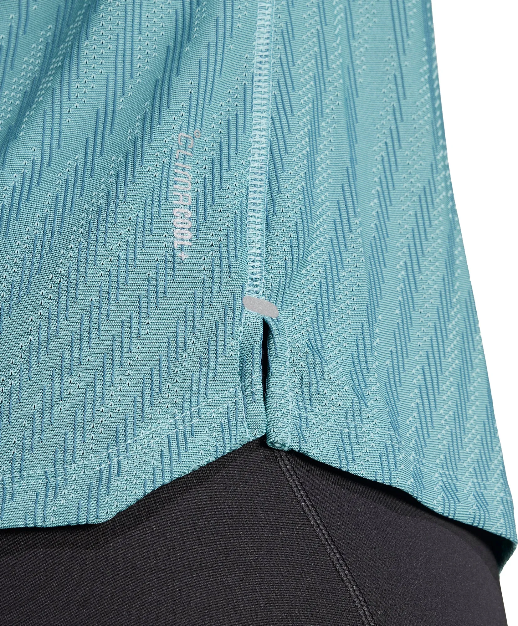 adidas ADI365 ClimaCool  Short Sleeve Womens Running Top - Green Holiday Casual Everyday Fashion