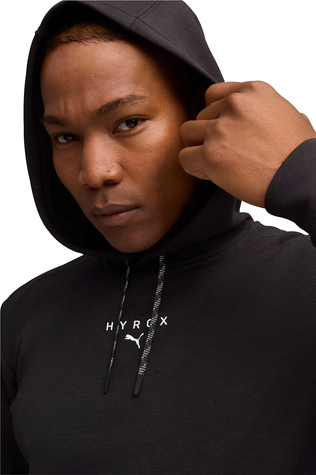 Puma X HYROX Cloudspun Mens Training Hoody - Black Quick Dry Technology Platypus like