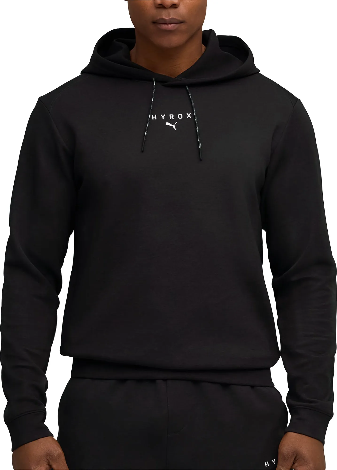 Puma X HYROX Cloudspun Mens Training Hoody - Black Back Graphic