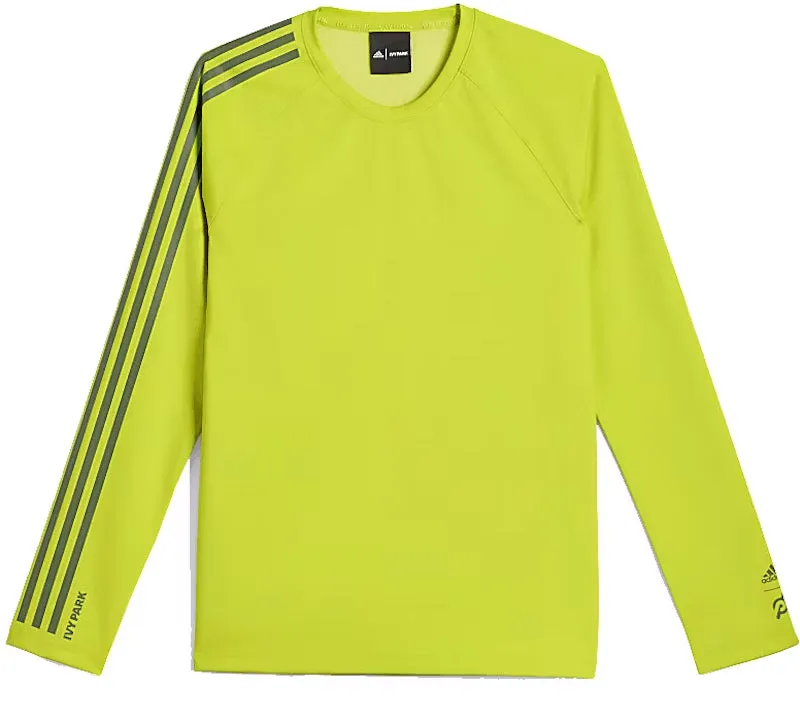 adidas Ivy Park X Peloton Long Sleeve Mens Training Top - Green Essential Fit