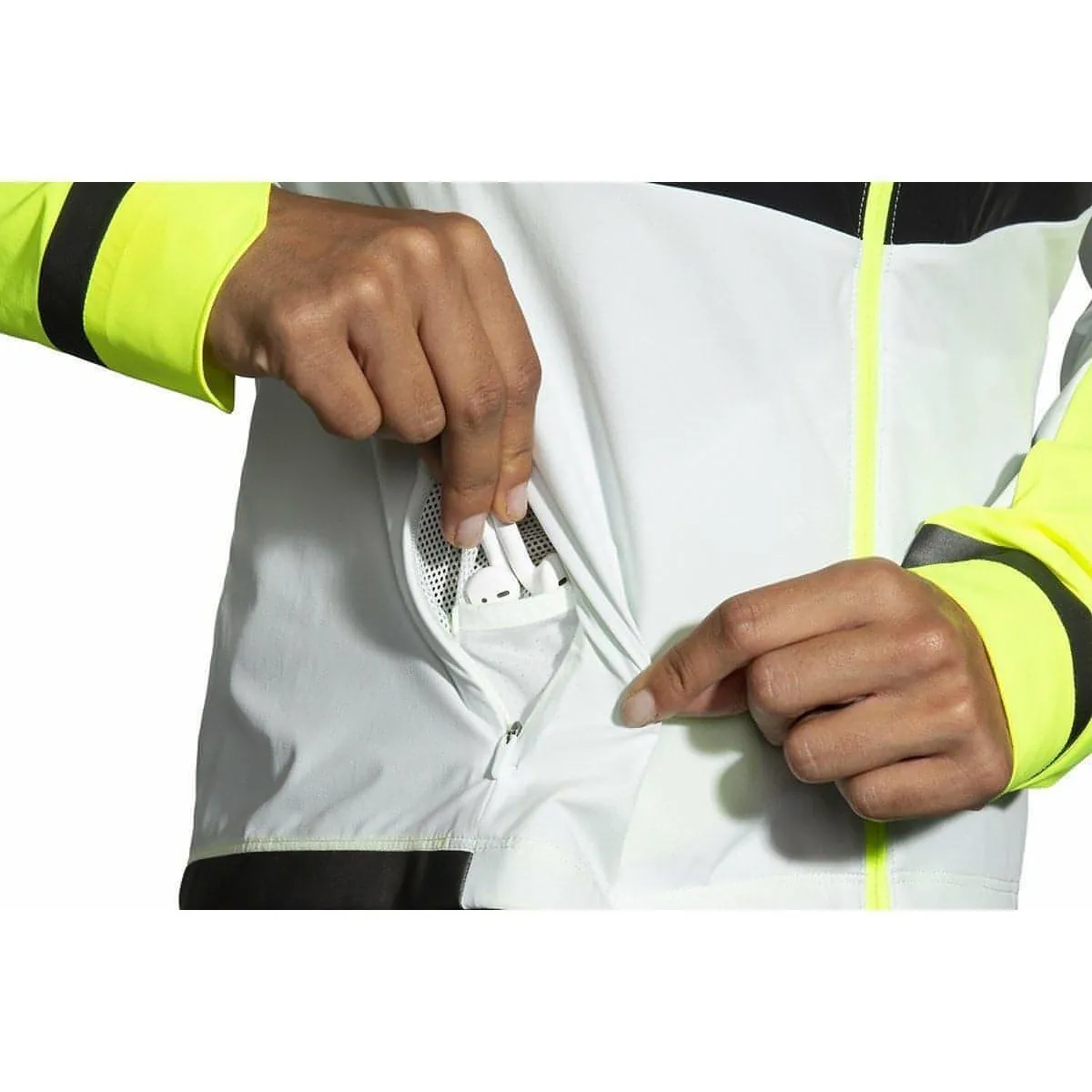 Brooks Carbonite Womens Running Jacket - Grey Classic Fit Gray