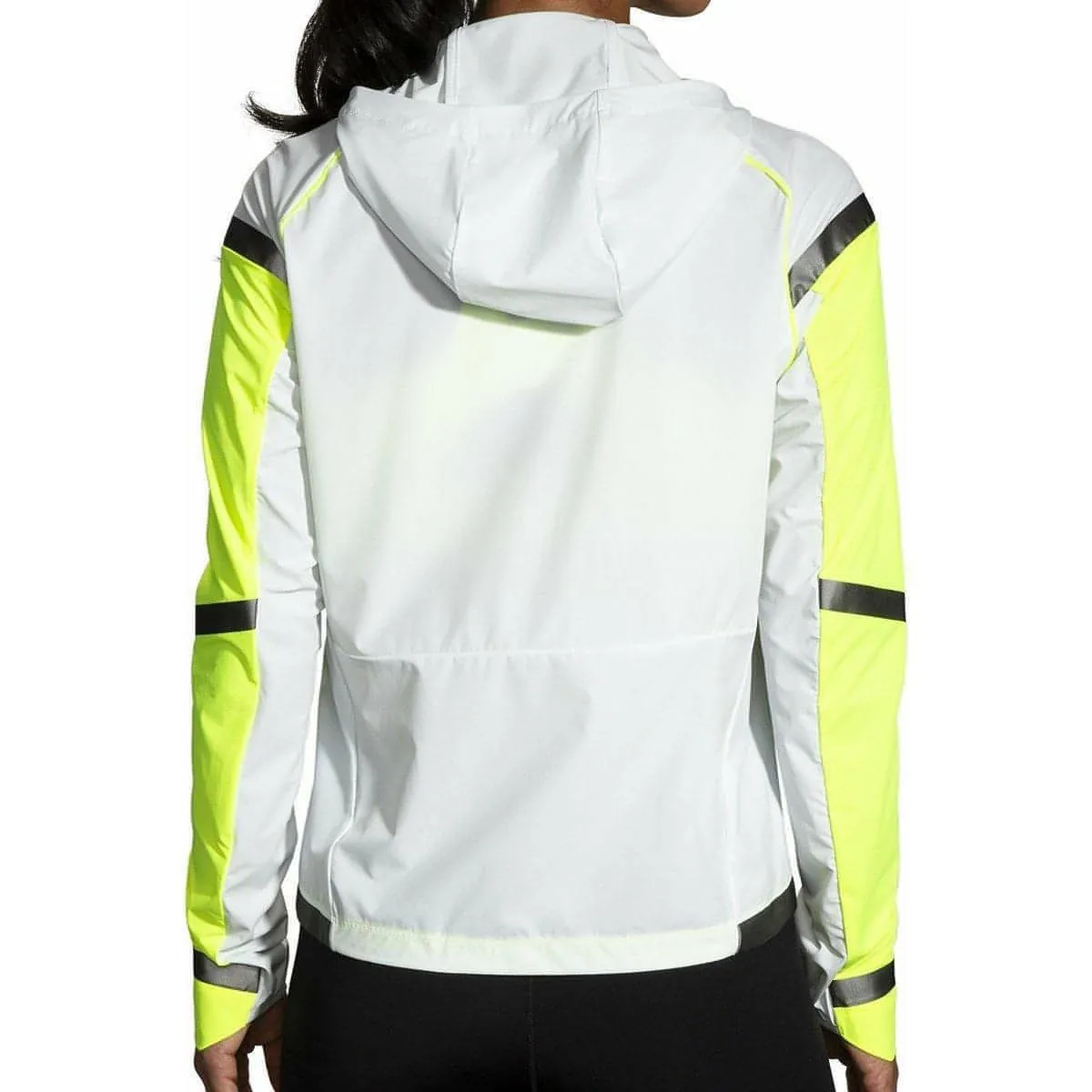 Heavy Duty Zippers Brooks Carbonite Womens Running Jacket - Grey