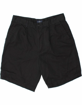 DOCKERS Mens Golf Chino Shorts W36 Large  Black Polyester Comfy Stretch LightweightFabric