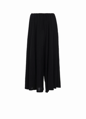 Sport Fit COTTON SINGLE JERSEY SKIRT-LIKE GATHER PANTS