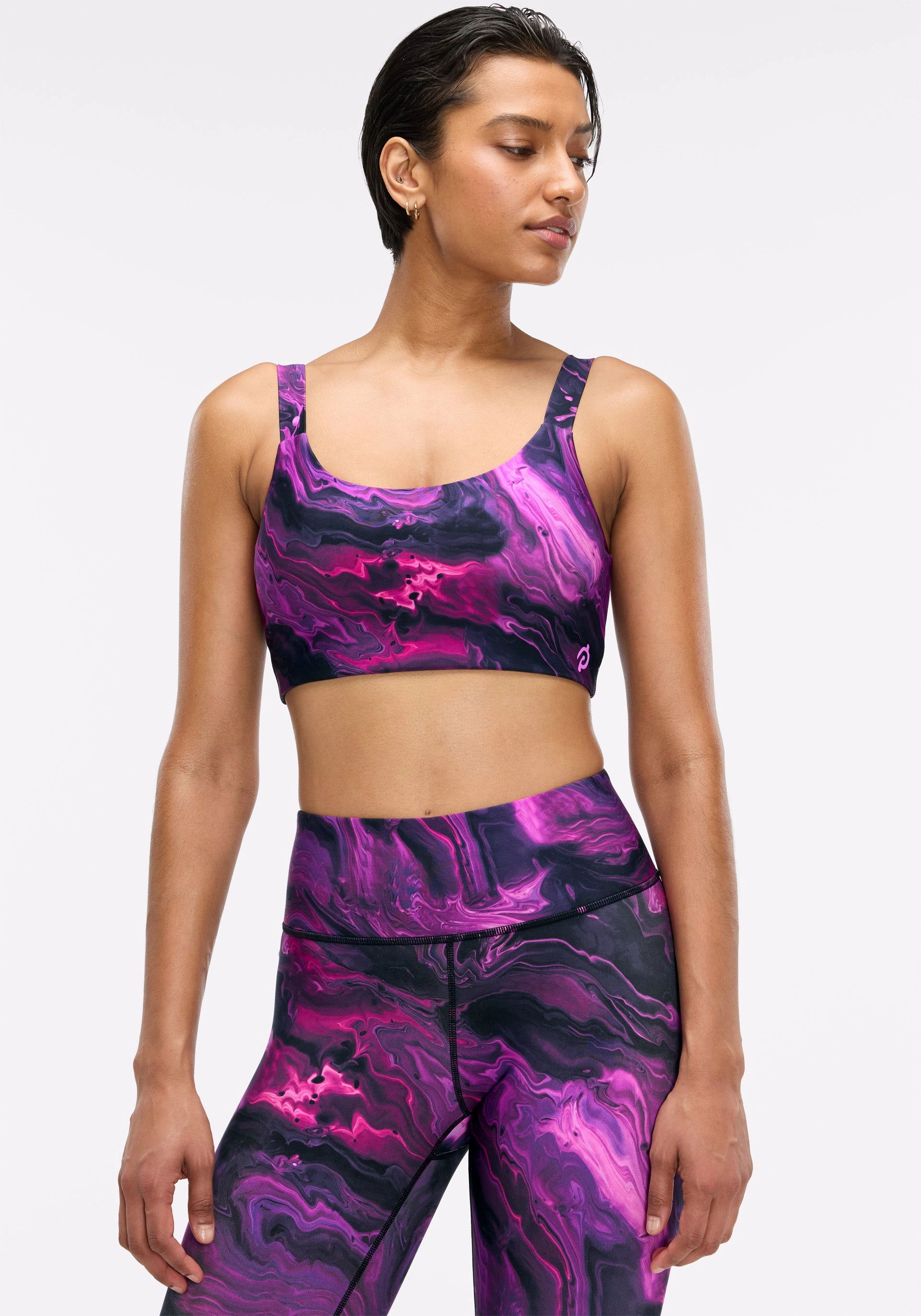 DuoKnit Scoop Neck Bra Elastic cuffs