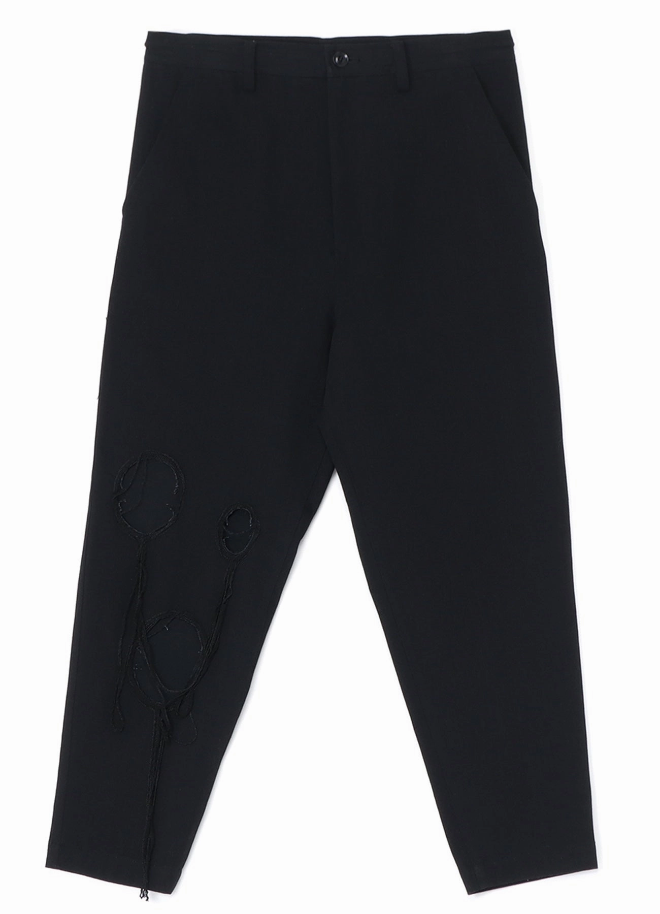 sporty wear Seamless Comfort DENIM SLIM FIT PANTS WITH HOLE DETAILS