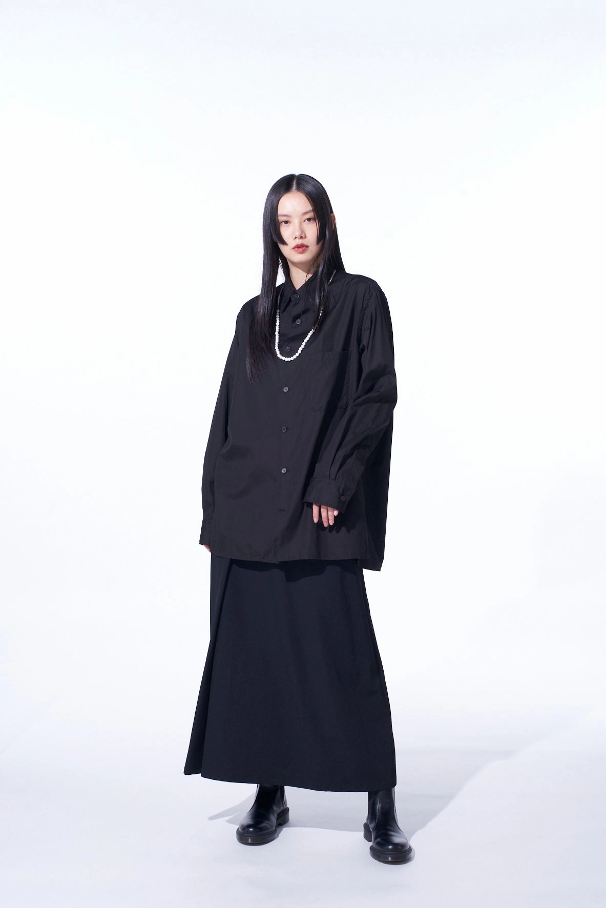 WASHER WOOL GABARDINE BUTTONED SKIRT Weekend Style City Ready