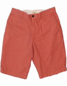 DOCKERS Mens Chino Shorts W29 Small Pink Cotton Comfort Fit