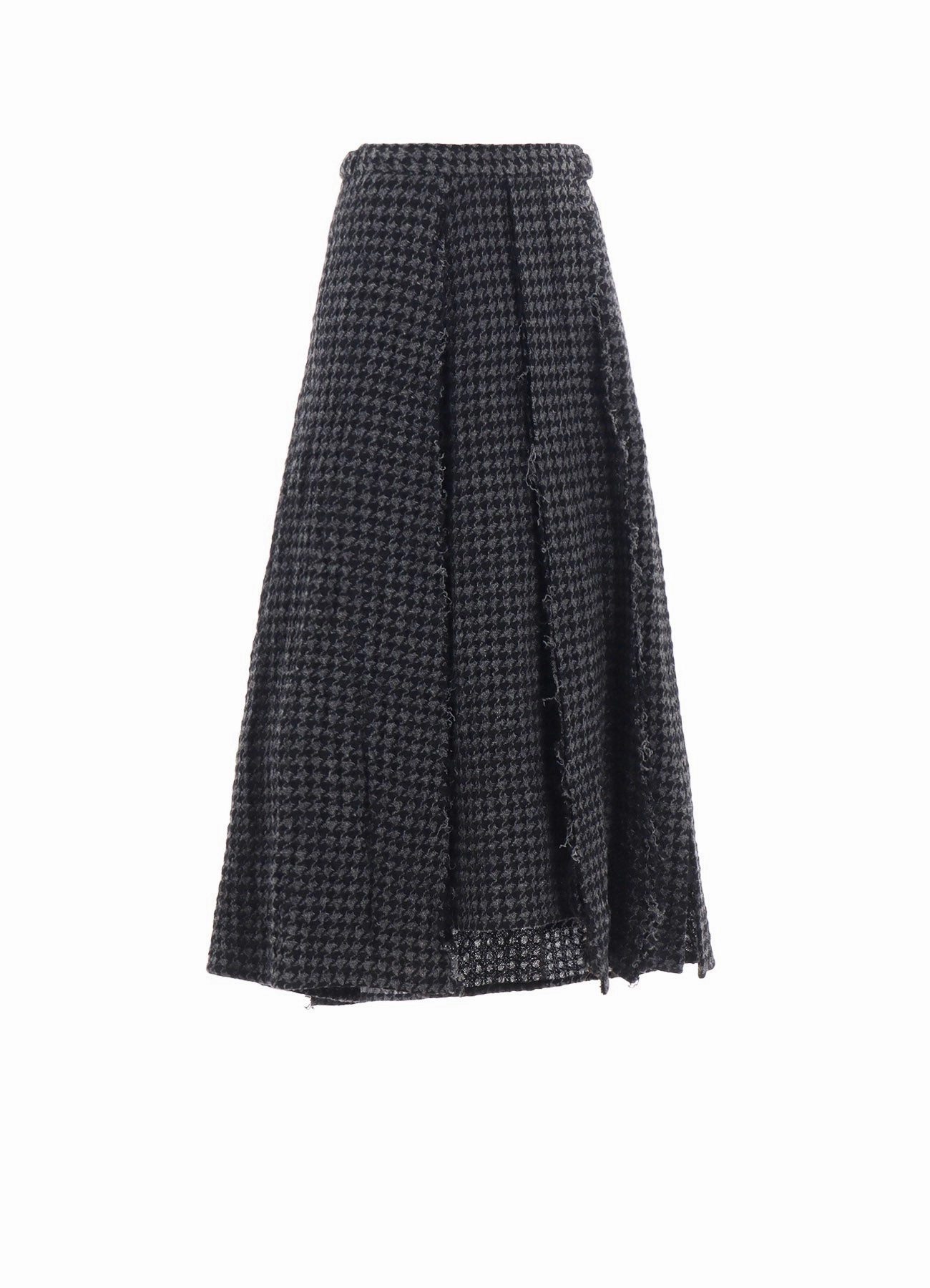 Perfect Fit HOUNDSTOOTH PANELED PLEATED SKIRT A