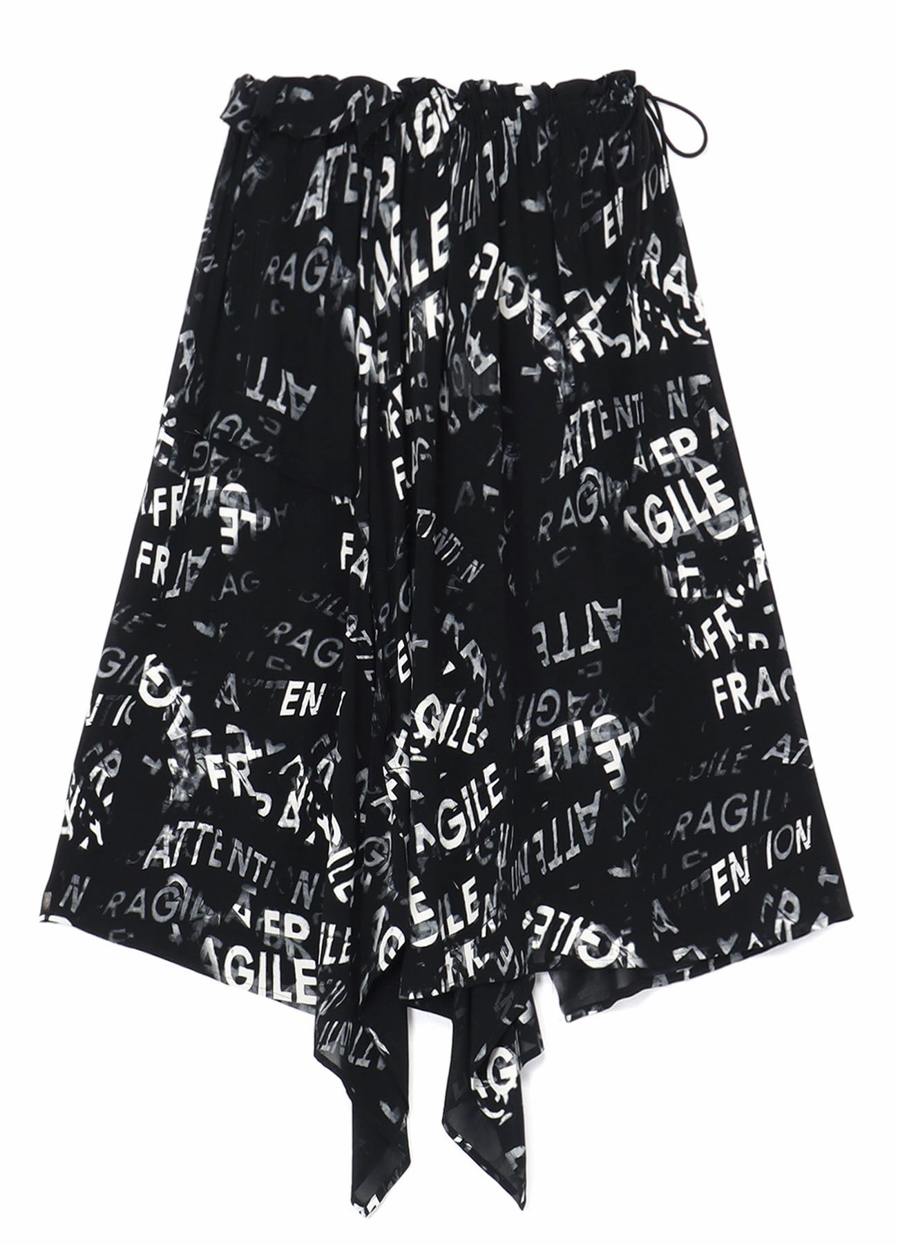 RAYON GEORGETTE ASYMMETRIC SKIRT Functional Fit High Durability Thread