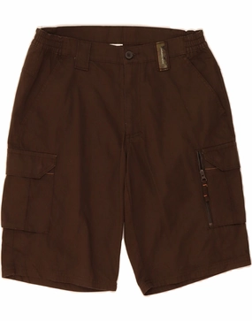 Soft Layers SOLOGNAC Mens Cargo Shorts W30 Medium Brown