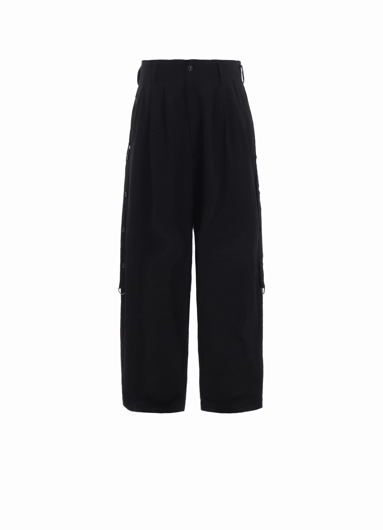 Wardrobe Essential Flattering Comfort COTTON/LINEN DUNGAREE SIDEBANDED PANTS