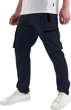 Soulstar Classic Mens Cargo Pants - Blue Essential Look