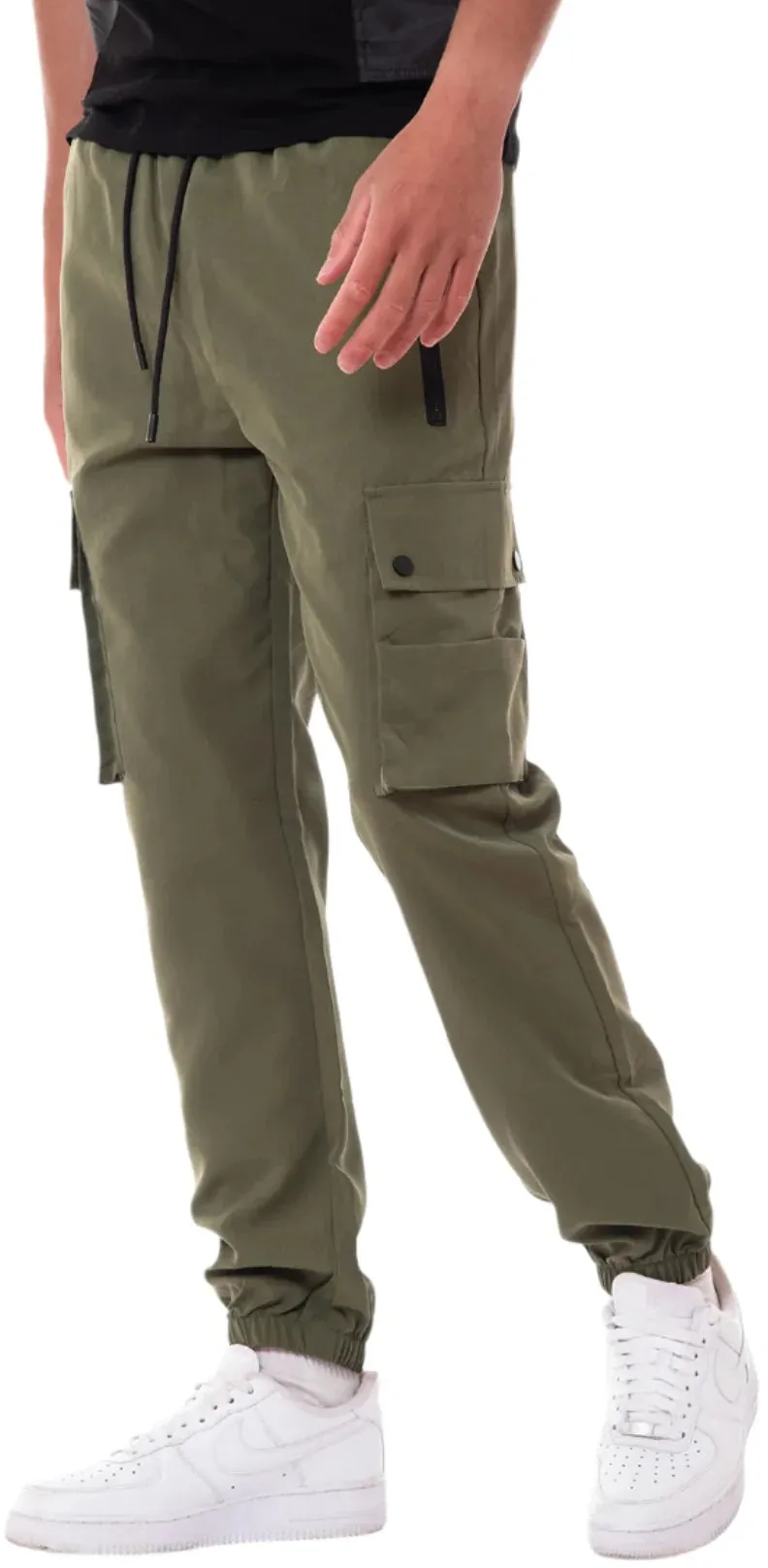 Soulstar Combat Mens Cargo Pants - Green Street Active